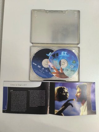 3 DVD CAJA METÁLICA..ET... MENGUANTE..SIN RETORNO