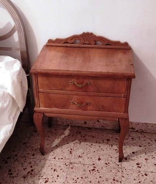 3 Mesitas Noche Antiguas Madera