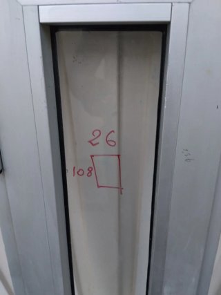 Ventana de aluminio108+26