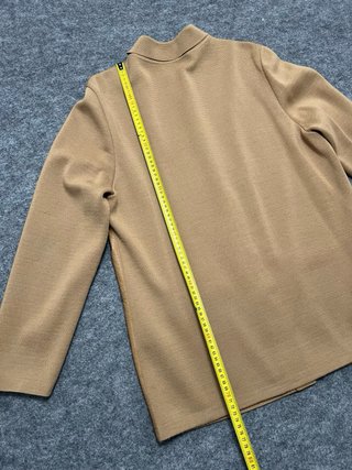 Chaqueta Burberry Vintage Cuero y Tejido Talla 46