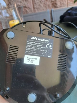 Cuffie Meliconi Nere