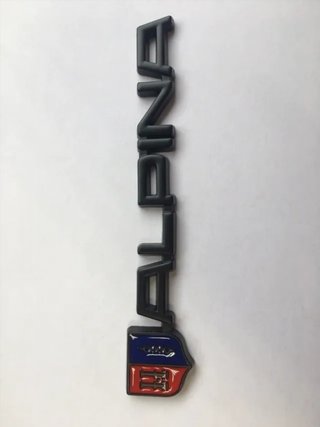 Emblema Metálico Logo Trasero Alpina