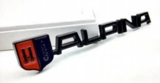 Emblema Metálico Logo Trasero Alpina