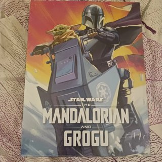 Póster en cartón The Mandalorian y Grogu