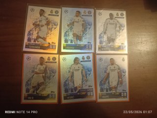 Colección Cartas Fútbol Real Madrid 2023/24