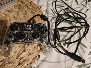 Mando Nintendo Switch Transparente