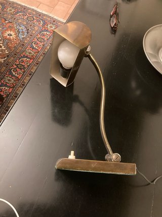 Lampada da Tavolo Ottone Vintage Anni 50/60