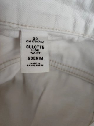 Pantalones vaqueros blancos de cintura alta