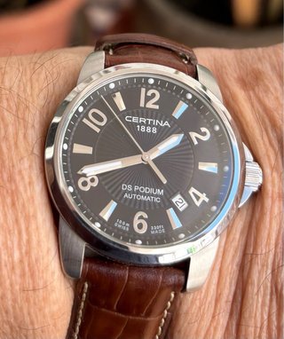 Certina DS Podium Automático Marrón/Negro
