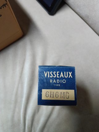 Válvula Visseau 6H6MG Doble Diodo Detector