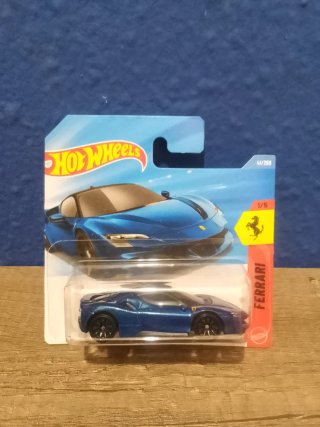 Hot Wheels Ferrari Blu 1/5