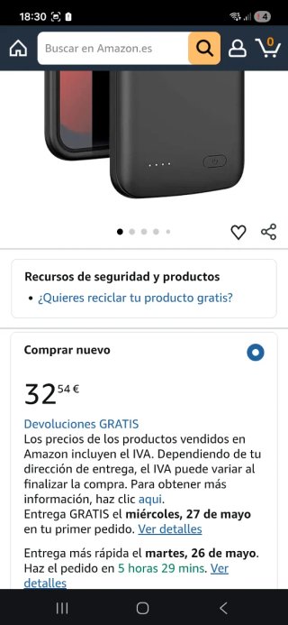 Power Bank Slim 5000 mAh iPhone 15 Pro 6.1