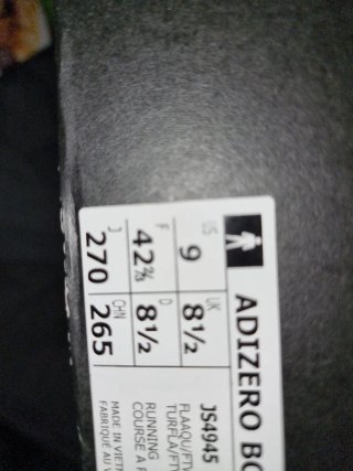 Zapatillas Adidas Adizero Botón 13M