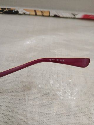 Montura gafas Etnia metálica y pasta morado