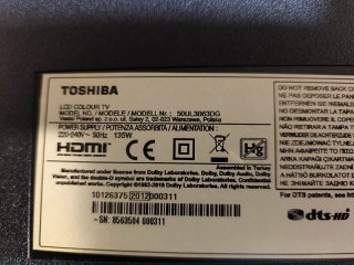 *Despiece tv toshiba 50UL3B63DG