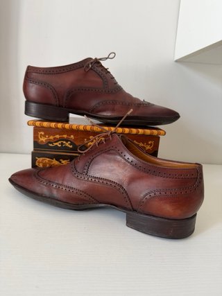Scarpe uomo vera pelle punta quadrata 42