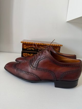 Scarpe uomo vera pelle punta quadrata 42