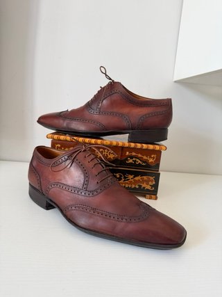 Scarpe uomo vera pelle punta quadrata 42