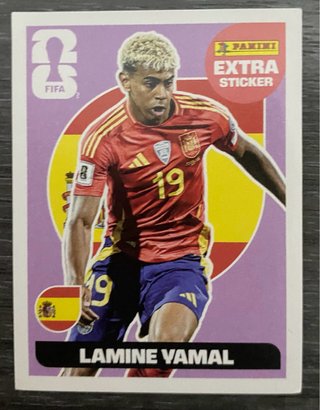 Cromo Extra Sticker Mundial Lamine Yamal