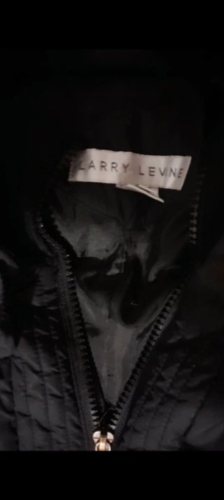 Plumífero Larry Levine Negro Talla M