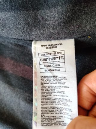 Chaqueta Carhartt Michigan Talla M