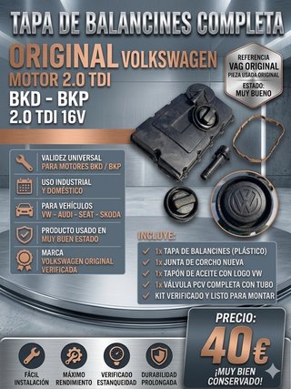 Tapa Balancines VW 2.0 TDI BKD/BKP Original