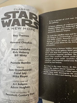Classic Star Wars The Trilogy comic book adaptatio