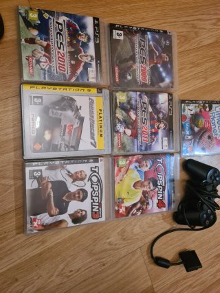 Mando Dualshock 2 PS2 + 5 Videojuegos PS3