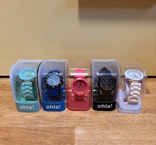 Pack 5 Relojes Ohla! Colores Varios