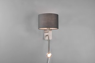 Aplique de pared Trio Hotel 2711 gris