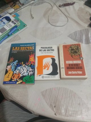 Pack de 3 libros sobre Las Sectas