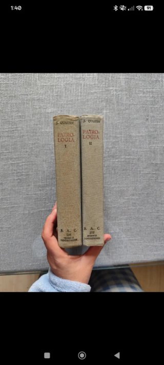 "LIBROS de Patrología I y II".