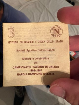 Moneda Napoli Campione d'Italia 1986-87