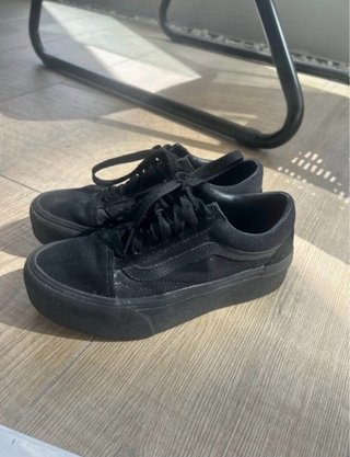 Zapatillas Vans Sk8-Hi negras talla 35