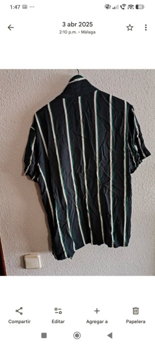 Camisa Roll & Rock rayas M