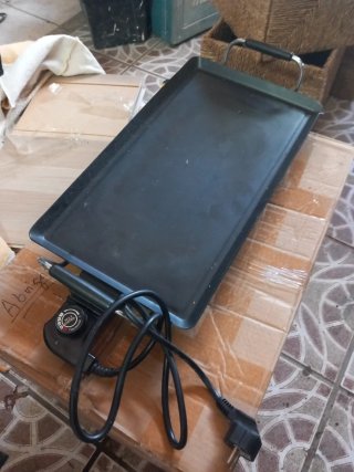 Plancha eléctrica con control de temperatura