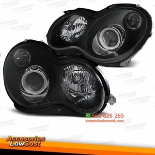 FAROS CON LUPA MERCEDES CLASE C W203, (00-04). FO