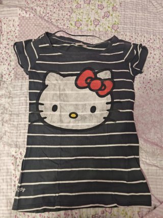 Camiseta Hello Kitty Rayas Talla S