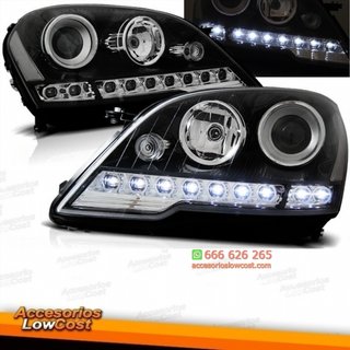 FAROS LUZ DIURNA Y LUPA MERCEDES ML W164. 08-11.