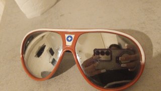 Gafas Spalding Italia Naranja y Blanca