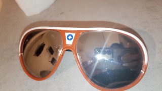 Gafas Spalding Italia Naranja y Blanca