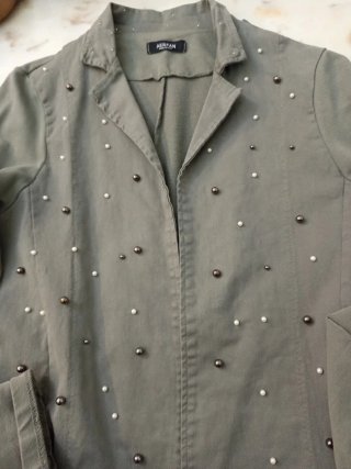 Giacca donna lunga AERFAN verde militare NUOVA