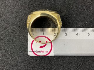 anillo oro 18k con piedra