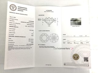 sortija oro 18k con diamante de laboratorio