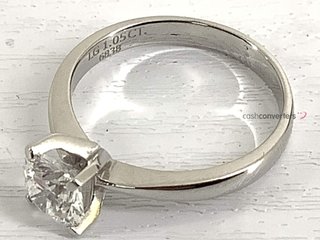 sortija oro 18k con diamante de laboratorio