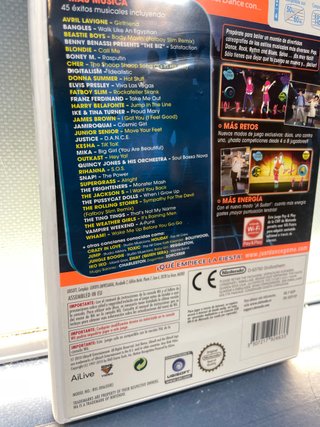 JUST DANCE 2 - NINTENDO WII , 45 éxitos musicales