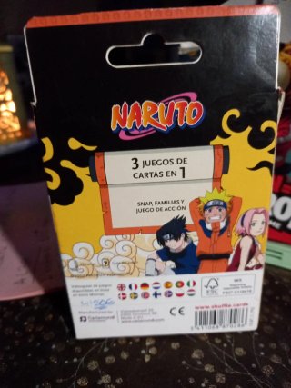 Juego de Cartas Naruto - 3 en 1