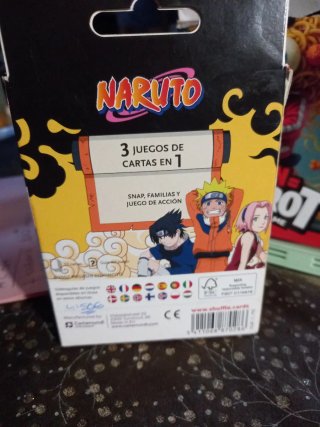 Juego de Cartas Naruto - 3 en 1