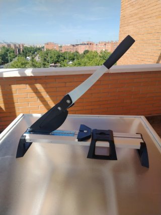 Guillotina para tarima sin usar