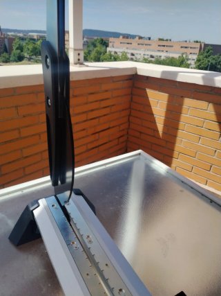 Guillotina para tarima sin usar